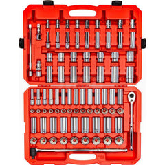 Socket Set: 1/2″ Drive 10 to 32 mm Socket, 6 Point