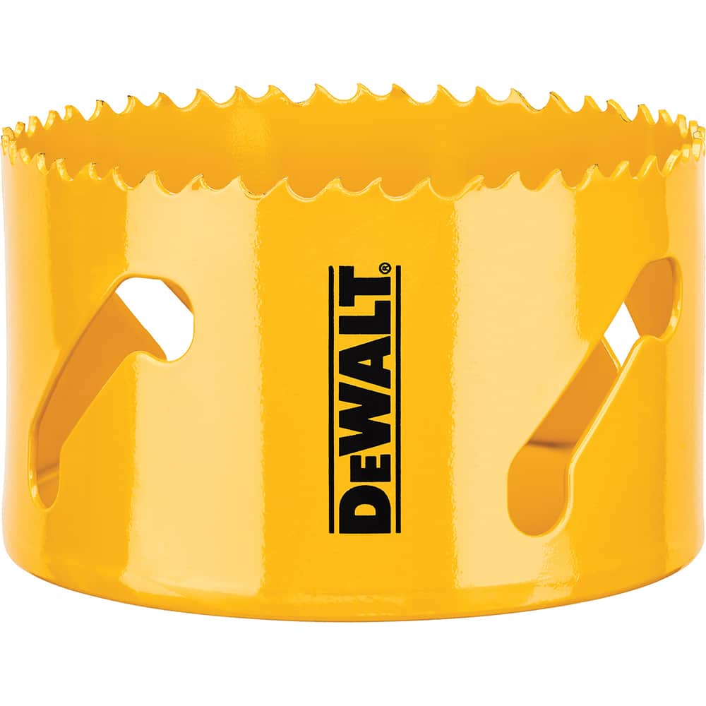 DeWALT - Hole Saws; Saw Diameter (Inch): 3-1/2 ; Cutting Depth (Inch): 1-3/4 ; Saw Material: Bi-Metal ; Cutting Edge Style: Toothed Edge ; Material Application: Metal; Plastic; Wood ; Pipe Tap Compatibility (Inch): 1-1/4