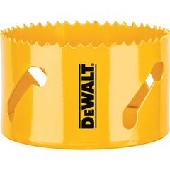 DeWALT - Hole Saws; Saw Diameter (Inch): 3-1/2 ; Cutting Depth (Inch): 1-3/4 ; Saw Material: Bi-Metal ; Cutting Edge Style: Toothed Edge ; Material Application: Metal; Plastic; Wood ; Pipe Tap Compatibility (Inch): 1-1/4