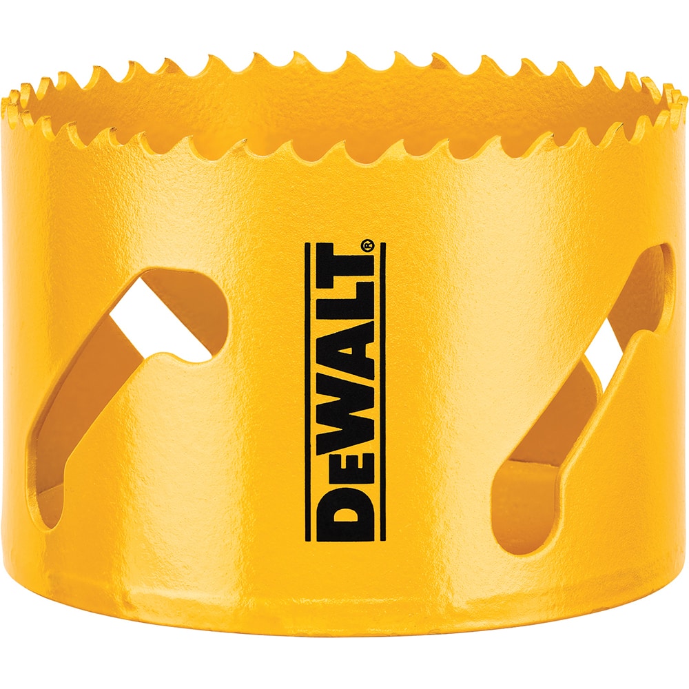 DeWALT - Hole Saws; Saw Diameter (Inch): 2-3/4 ; Cutting Depth (Inch): 1-3/4 ; Saw Material: Bi-Metal ; Cutting Edge Style: Toothed Edge ; Material Application: Metal; Plastic; Wood
