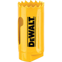 DeWALT - Hole Saws; Saw Diameter (Inch): 1-1/16 ; Cutting Depth (Inch): 1-3/4 ; Saw Material: Bi-Metal ; Cutting Edge Style: Toothed Edge ; Material Application: Metal; Plastic; Wood ; Pipe Tap Compatibility (Inch): 2 - Exact Industrial Supply
