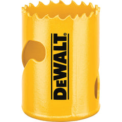 DeWALT - Hole Saws; Saw Diameter (Inch): 1-9/16 ; Cutting Depth (Inch): 1-3/4 ; Saw Material: Bi-Metal ; Cutting Edge Style: Toothed Edge ; Material Application: Metal; Plastic; Wood - Exact Industrial Supply
