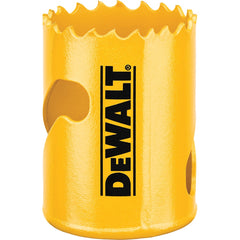 DeWALT - Hole Saws; Saw Diameter (Inch): 1-11/16 ; Cutting Depth (Inch): 1-3/4 ; Saw Material: Bi-Metal ; Cutting Edge Style: Toothed Edge ; Material Application: Metal; Plastic; Wood - Exact Industrial Supply