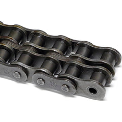 Shuster - X-TEND 100-2RIVSBRX10, 1-1/4" Pitch, ANSI 100-2, X-Tend Double Strand Roller Chain - Exact Industrial Supply