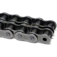 Shuster - 120-2RIVX10, 1-1/2" Pitch, ANSI 120-2, Double Strand Chain - Exact Industrial Supply