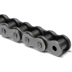 Shuster - 120-1RIVX10, 1-1/2" Pitch, ANSI 120, Single Strand Chain - Exact Industrial Supply