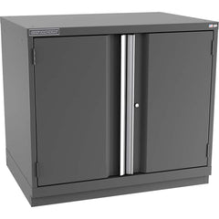 Champion Tool Storage - Storage Cabinets; Type: Bench-Height Standard Plus Wide Door Cabinet ; Width (Inch): 40-1/4 ; Depth (Inch): 28-1/2 ; Height (Inch): 35-7/8 ; Number of Shelves: 3 ; Material: Steel - Exact Industrial Supply