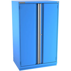 Champion Tool Storage - Storage Cabinets; Type: Eye-Level Plus Height Standard Plus Wide Door Cabinet ; Width (Inch): 40-1/4 ; Depth (Inch): 28-1/2 ; Height (Inch): 66-3/8 ; Number of Shelves: 5 ; Material: Steel - Exact Industrial Supply