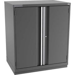 Champion Tool Storage - Storage Cabinets; Type: Counter-Height Plus Standard Plus Wide Door Cabinet ; Width (Inch): 40-1/4 ; Depth (Inch): 28-1/2 ; Height (Inch): 45-1/4 ; Number of Shelves: 4 ; Material: Steel - Exact Industrial Supply