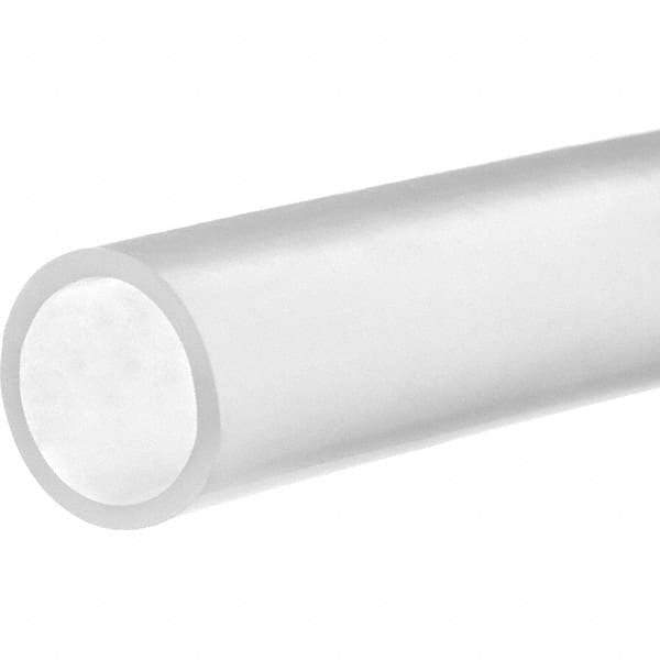 Value Collection - 1/4" ID x 1/2" OD, 100' Long, Silicone (3A) Tube - Clear, 40 Max psi, -120 to 480°F - Exact Industrial Supply