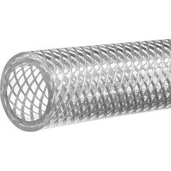 Value Collection - 3/8" ID x 1/2" OD, 100' Long, PVC Reinforced (3A) Tube - Clear, 140 Max psi, -50 to 150°F - Exact Industrial Supply