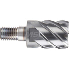 YG-1 - Square End Mill Heads; Mill Diameter (Inch): 3/4 ; Mill Diameter (Decimal Inch): 0.7500 ; Number of Flutes: 6 ; Length of Cut (Inch): 3/4 ; Length of Cut (Decimal Inch): 0.7500 ; Connection Type: M10 - Exact Industrial Supply