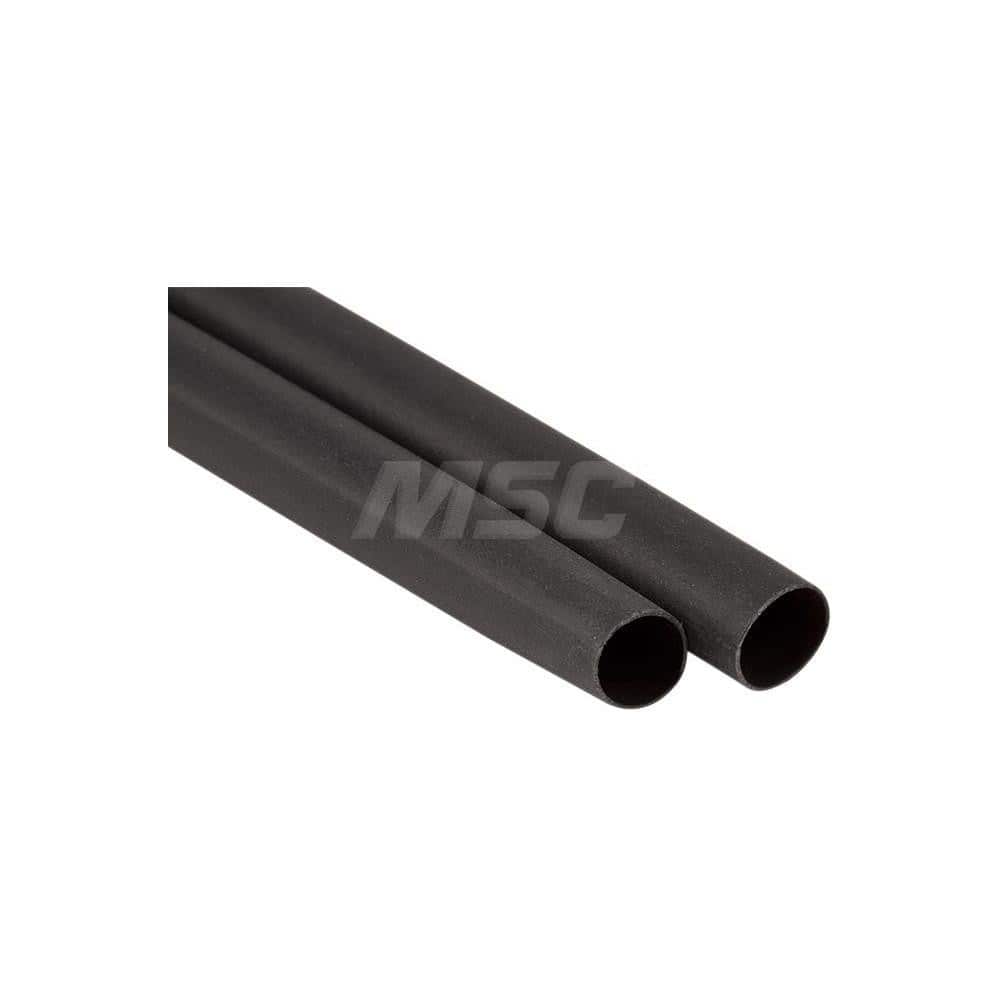 3M - Heat Shrink & Cold Shrink Electrical Tubing; Tubing Style: Heat Shrink ; Material: Polyolefin ; Shrink Ratio: 3:1 ; Overall Length (Decimal Inch): 9 ; Overall Length (Inch): 9 ; Color: Black - Exact Industrial Supply