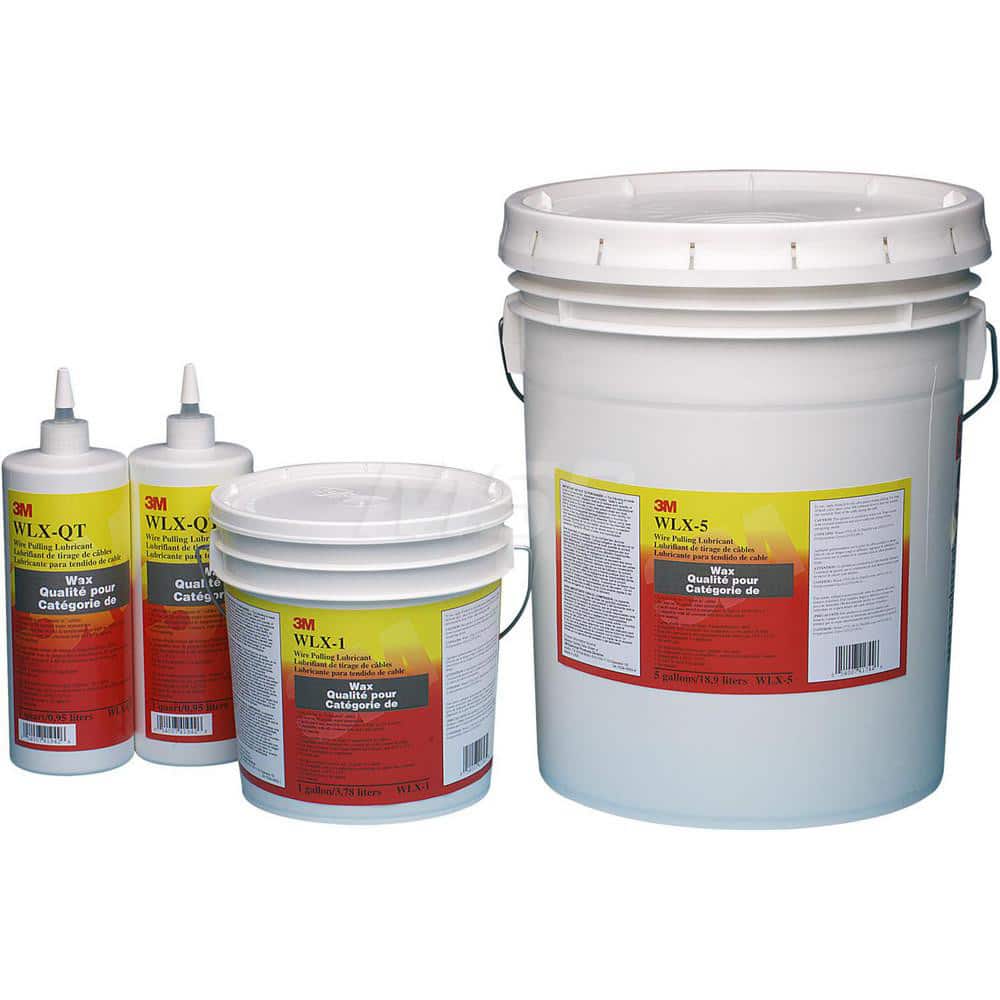 3M - Wire Pulling Lubricants; Product Form: Wax ; Lubricant Color: Gray ; Container Type: Squeeze Bottle ; Container Size (Qt.): 1 ; Maximum Operating Temperature (F): 194 ; Minimum Operating Temperature (F): 10 - Exact Industrial Supply