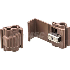 3M - Quick Splice Connectors; Terminal Type: Run; Tap ; Compatible Wire Size (AWG): 18-14 (Tap), 12-10 (Run) ; Number of Wire Entries: 2 ; Color: Brown ; Termination Method: IDC ; Maximum Operating Temperature (F): 221
