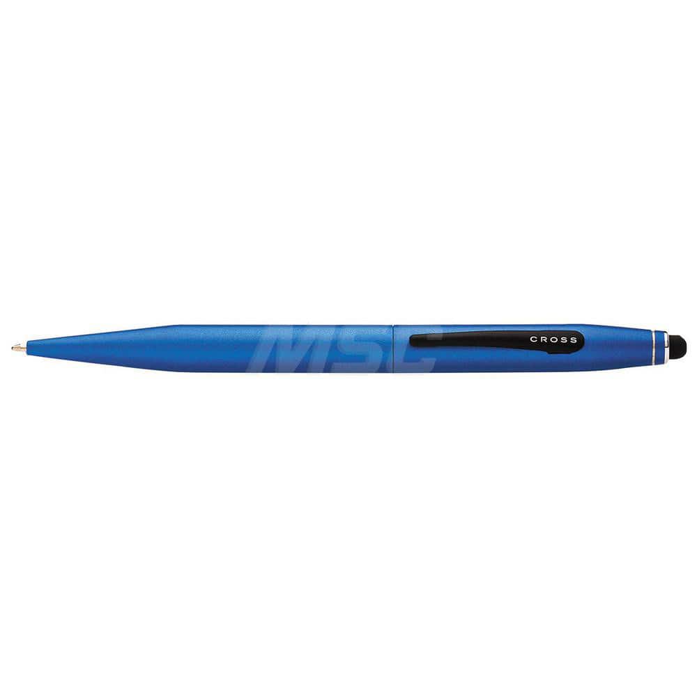 Cross - Pens & Pencils; Type: Ball Point Pen ; Color: High-Gloss Metallic Blue; Black ; Tip Type: Ball Point - Exact Industrial Supply