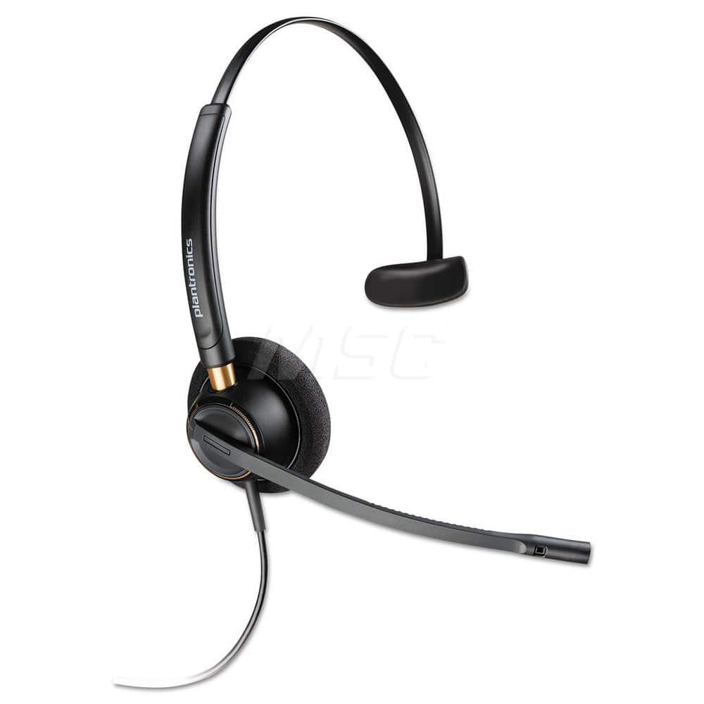 Plantronics - Office Machine Supplies & Accessories; Office Machine/Equipment Accessory Type: Headphones ; For Use With: PC Or Desk Phone With Poly Audio Processors Or Cables ; Contents: Headset; Quick Start Guide; Carrying Pouch; Two Ear Loops; One Smal - Exact Industrial Supply