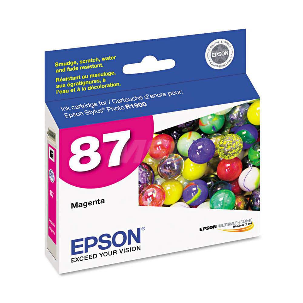 Epson - Office Machine Supplies & Accessories; Office Machine/Equipment Accessory Type: Ink Cartridge ; For Use With: Epson Stylus Photo R1900 ; Color: Magenta