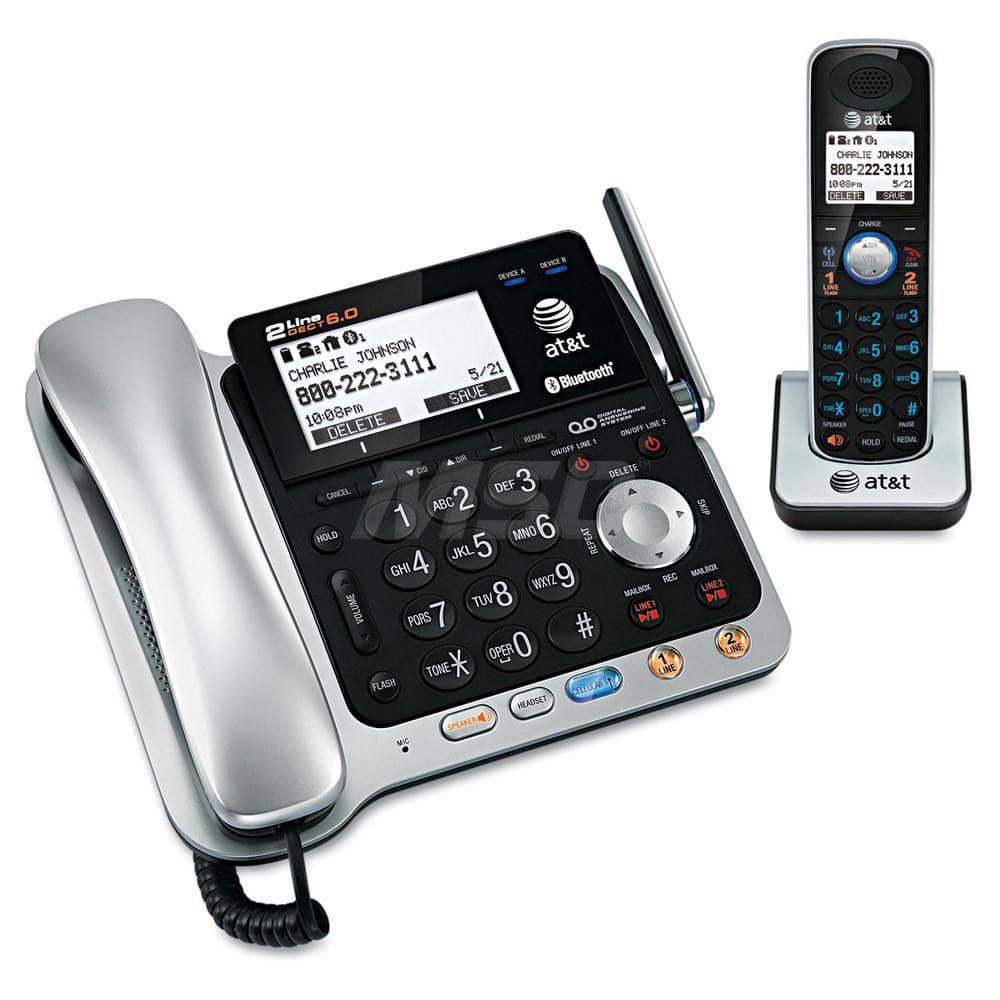 vtech - Office Machine Supplies & Accessories; Office Machine/Equipment Accessory Type: Phone System ; For Use With: AT&T Cordless Headset ; Color: Silver; Black