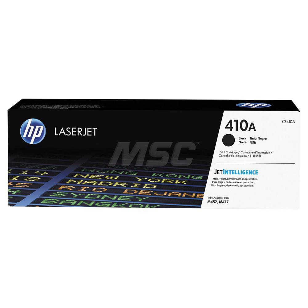 Hewlett-Packard - Office Machine Supplies & Accessories; Office Machine/Equipment Accessory Type: Toner Cartridge ; For Use With: HP Color LaserJet Pro MFP M477fdw; MFP M477fnw; MFP M477fdn; M452nw; M452dn; M452dw ; Color: Black - Exact Industrial Supply