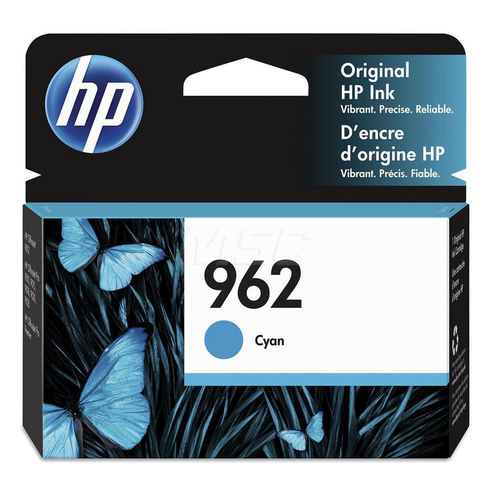 Hewlett-Packard - Office Machine Supplies & Accessories; Office Machine/Equipment Accessory Type: Ink Cartridge ; For Use With: HP OfficeJet Pro 9015 (1KR42A#B1H); 9025 (1MR66A#B1H) ; Color: Cyan - Exact Industrial Supply