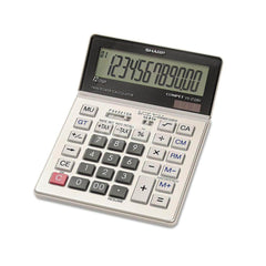 Victor - Calculators; Type: Desktop Calculator ; Type of Power: Battery; Solar ; Display Type: 12-Digit LCD ; Color: Silver ; Display Size: 22mm ; Width (Decimal Inch): 5.5000