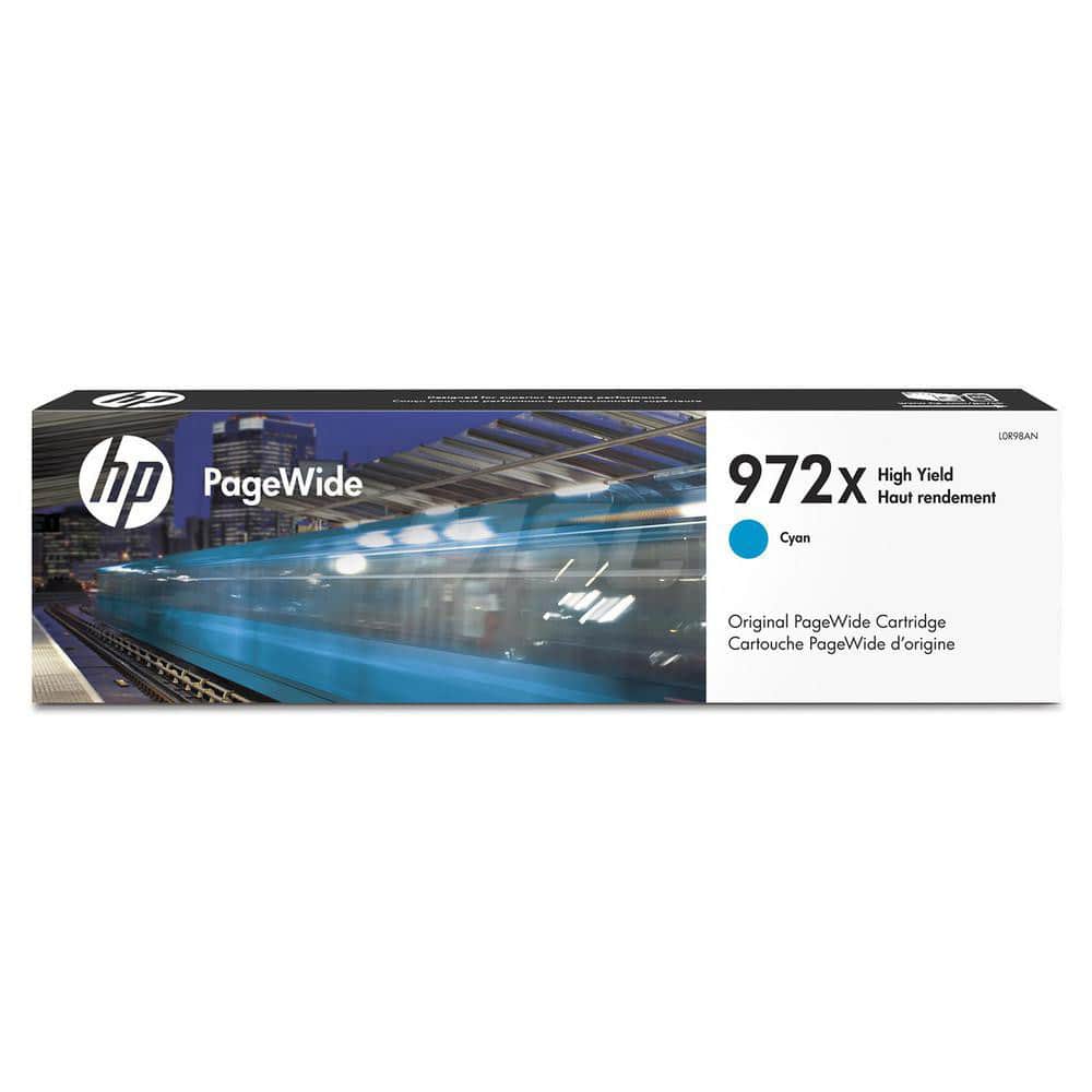 Hewlett-Packard - Office Machine Supplies & Accessories; Office Machine/Equipment Accessory Type: Ink Cartridge ; For Use With: HP PageWide Pro 452dn; 452dn; 452dw; 552dw; HP PageWide Pro 477dn; 477dn; 477dw; 577dw; 577z ; Color: Cyan - Exact Industrial Supply