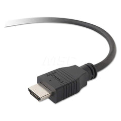 Belkin - Office Machine Supplies & Accessories; Office Machine/Equipment Accessory Type: Audio/Video Cable ; For Use With: Home Theater System ; Color: Black - Exact Industrial Supply