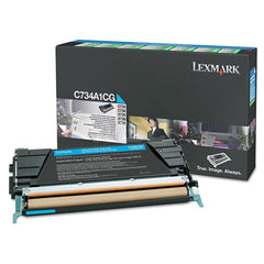 Lexmark - Office Machine Supplies & Accessories; Office Machine/Equipment Accessory Type: Toner Cartridge ; For Use With: Lexmark X748dte; X748de ; Color: Cyan - Exact Industrial Supply