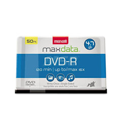 Maxell - Office Machine Supplies & Accessories; Office Machine/Equipment Accessory Type: DVD+R Disc ; For Use With: General Purpose DVD-R/RW; DVD-RAM/R; DVD-Multi Drives/Recorders; Dual DVD?RW/R Drives; Read Compatible With DVD-ROM; DVD-Video; DVD-Audio - Exact Industrial Supply