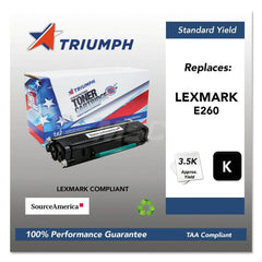 TRIUMPH - Office Machine Supplies & Accessories; Office Machine/Equipment Accessory Type: Toner Cartridge ; For Use With: Lexmark E260D; E260DN; E360D; E360DN; E460DN; E460DW; E462DTN ; Color: Black - Exact Industrial Supply