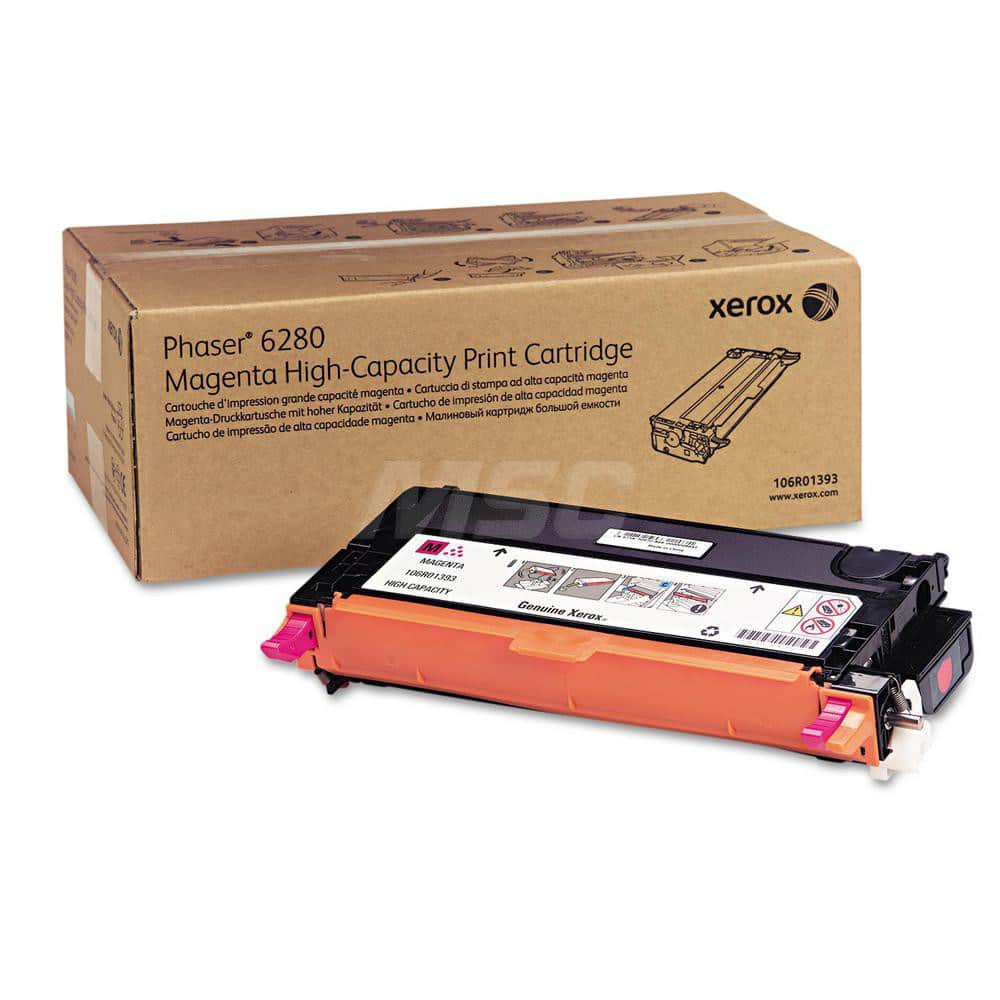 Xerox - Office Machine Supplies & Accessories; Office Machine/Equipment Accessory Type: Toner Cartridge ; For Use With: Phaser 6280 ; Color: Magenta - Exact Industrial Supply