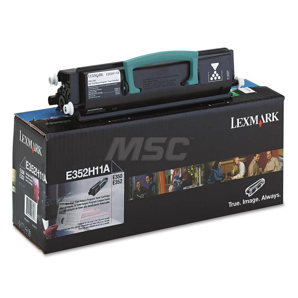 Lexmark - Office Machine Supplies & Accessories; Office Machine/Equipment Accessory Type: Toner Cartridge ; For Use With: Lexmark E350d; E352dn ; Color: Black - Exact Industrial Supply