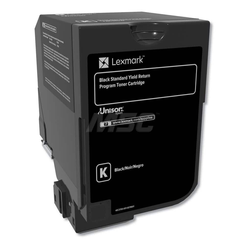 Lexmark - Office Machine Supplies & Accessories; Office Machine/Equipment Accessory Type: Toner Cartridge ; For Use With: Lexmark CS720de; CX725de; CX725dhe ; Color: Black - Exact Industrial Supply