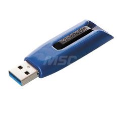 Flash Drive: Blue Use with Windows XP Vista & 7 & Higher, Mac OS X 10.1 & Higher & Linux kernel 2.6 & Higher, 128 GB