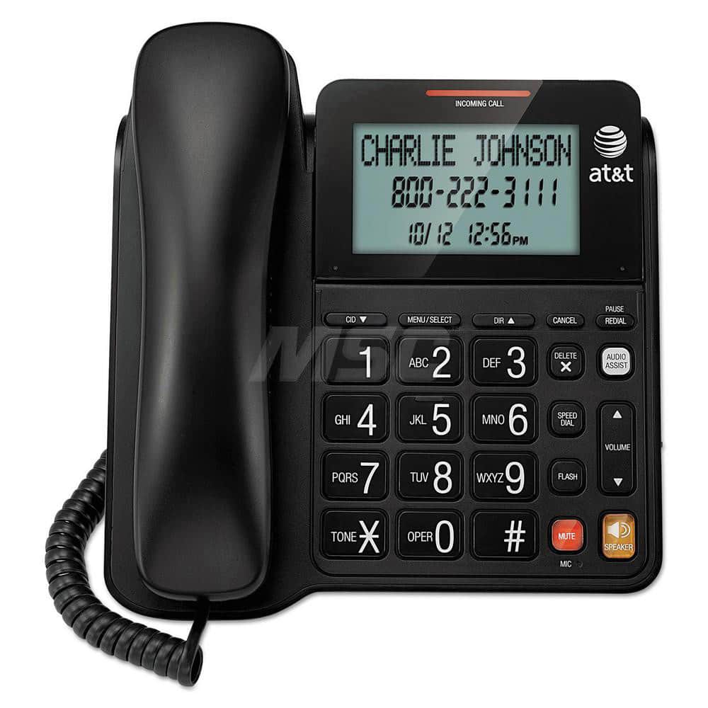 vtech - Office Machine Supplies & Accessories; Office Machine/Equipment Accessory Type: Speakerphone ; For Use With: Office Use ; Contents: Coiled Handset Cord; Mounting Bracket; Quick Start Guide; Telephone Line Cord ; Color: Black - Exact Industrial Supply