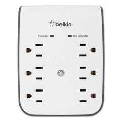 Belkin - Power Outlet Strips; Amperage: 15 ; Voltage: 5.00 ; Number of Outlets: 6 ; Material: Plastic ; Mounting Type: Wall ; Cord Length (Feet): 10