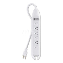 Belkin - Power Outlet Strips; Amperage: 15 ; Voltage: 125 ; Number of Outlets: 6 ; Material: Plastic ; Mounting Type: Floor ; Cord Length (Feet): 12