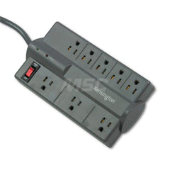 ACCO - Power Outlet Strips; Amperage: 15 ; Voltage: 120 ; Number of Outlets: 8 ; Material: ABS Plastic ; Mounting Type: Wall ; Cord Length (Feet): 6