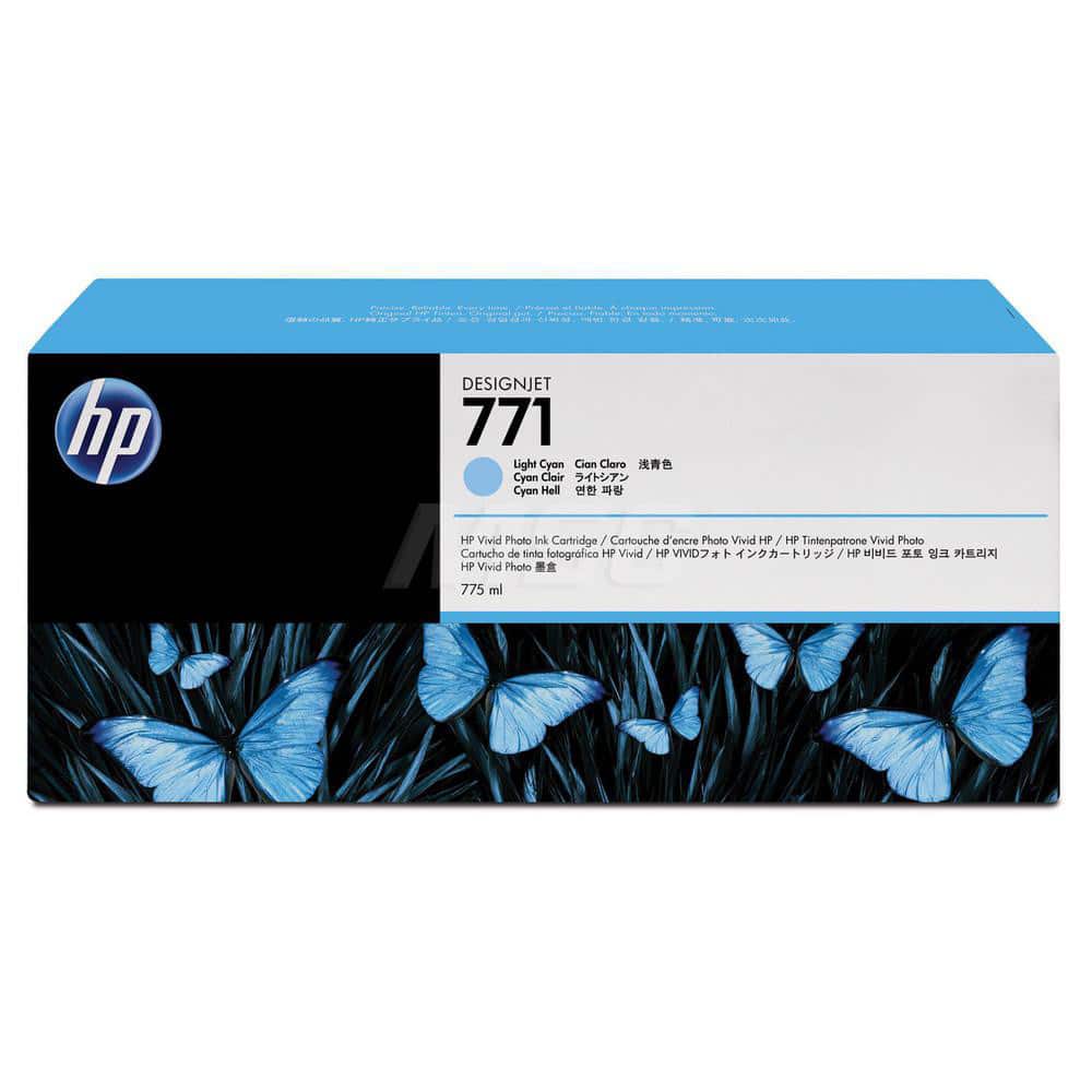 Hewlett-Packard - Office Machine Supplies & Accessories; Office Machine/Equipment Accessory Type: Ink Cartridge ; For Use With: HP DesignJet Z6200 Series; Z6600; Z6800 Series ; Color: Light Cyan - Exact Industrial Supply