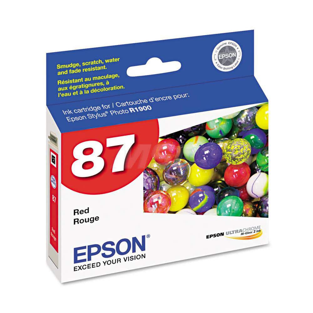 Epson - Office Machine Supplies & Accessories; Office Machine/Equipment Accessory Type: Ink Cartridge ; For Use With: Epson Stylus Photo R1900 ; Color: Red