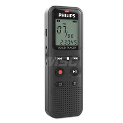 Philips - Office Machine Supplies & Accessories; Office Machine/Equipment Accessory Type: Audio Recorder ; For Use With: Office Use ; Storage Capacity: 4GB ; Contents: (2) AAA Batteries; Quick Start Guide; USB Cable ; Color: Black