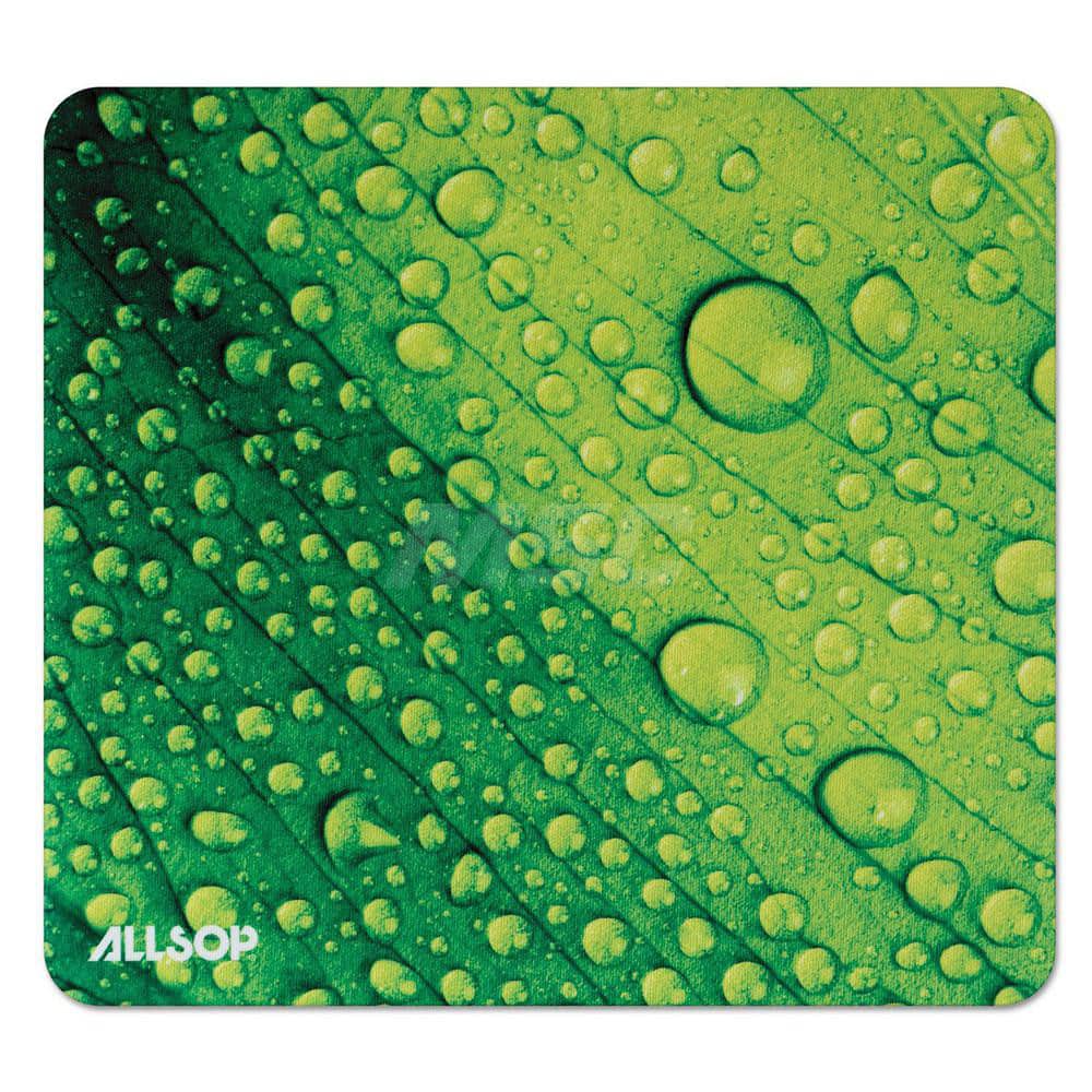 Allsop - Office Machine Supplies & Accessories; Office Machine/Equipment Accessory Type: Mouse Pad ; For Use With: Computer Mouse ; Color: Green - Exact Industrial Supply