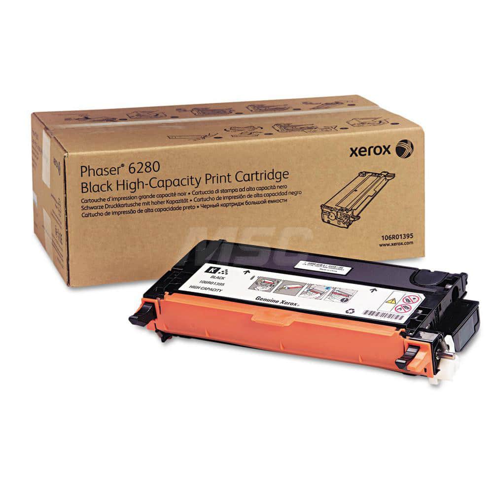 Xerox - Office Machine Supplies & Accessories; Office Machine/Equipment Accessory Type: Toner Cartridge ; For Use With: Phaser 6280 ; Color: Black - Exact Industrial Supply