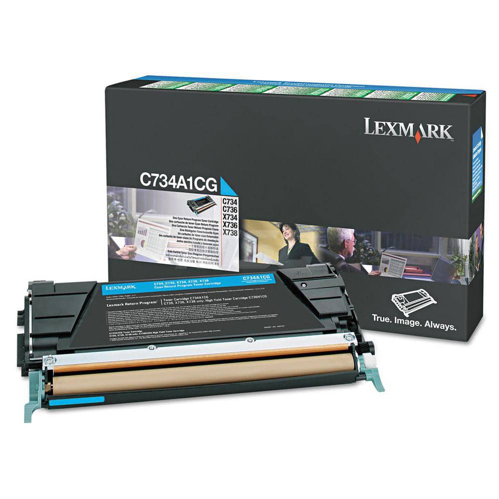 Lexmark - Office Machine Supplies & Accessories; Office Machine/Equipment Accessory Type: Toner Cartridge ; For Use With: Lexmark X748dte; X746de; X748de ; Color: Cyan