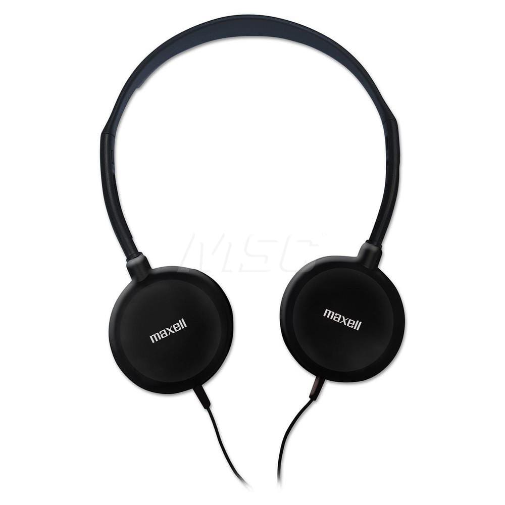 Maxell - Office Machine Supplies & Accessories; Office Machine/Equipment Accessory Type: Headphones ; For Use With: All Portable Players; Laptops & Desktop Computers ; Color: Silver