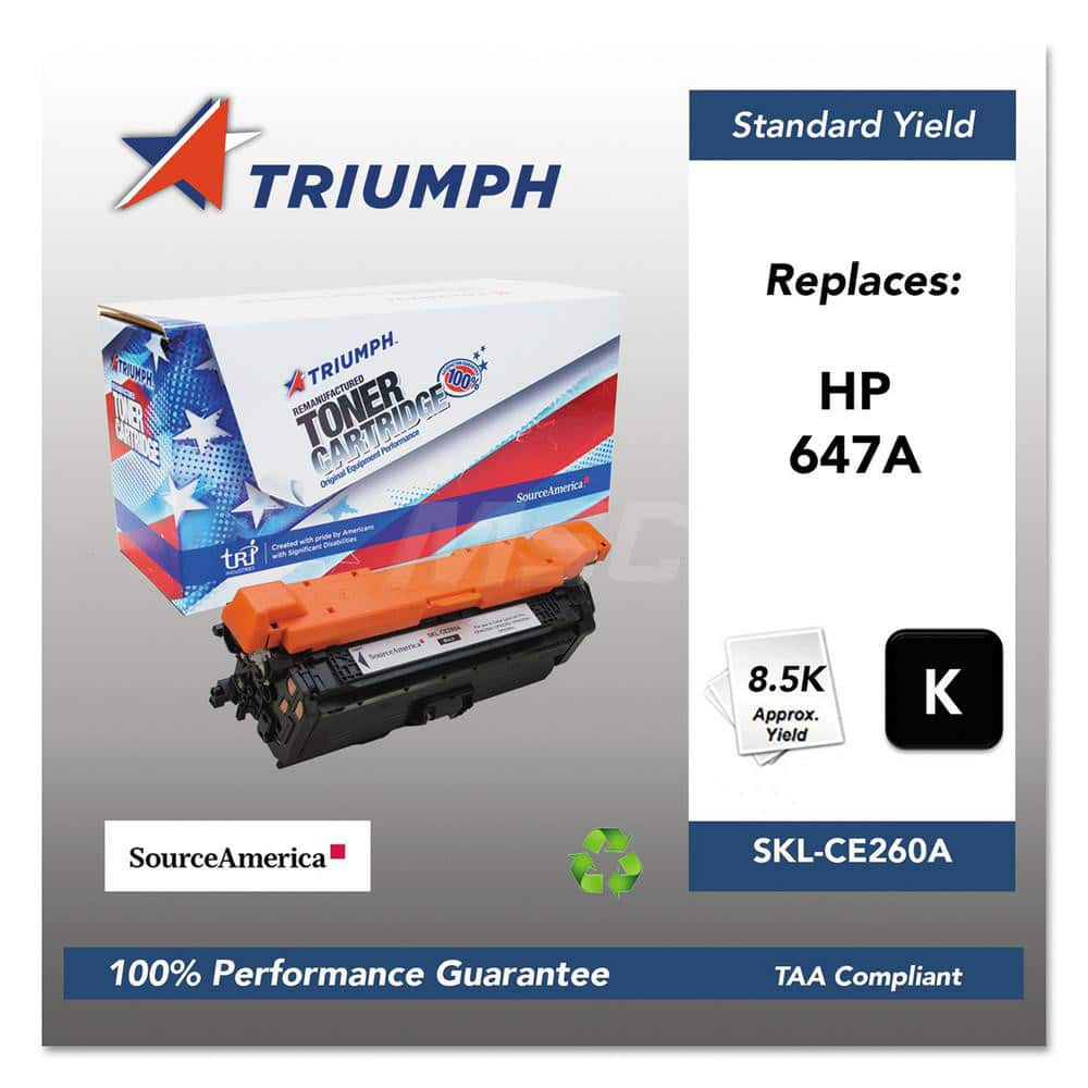 TRIUMPH - Office Machine Supplies & Accessories; Office Machine/Equipment Accessory Type: Toner Cartridge ; For Use With: HP Color LaserJet Pro CP4025dn; CP4025n; CP4525dn; CP4525n; CP4525xh ; Color: Black - Exact Industrial Supply