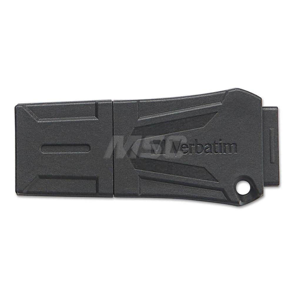 Verbatim - Office Machine Supplies & Accessories; Office Machine/Equipment Accessory Type: Flash Drive ; For Use With: Windows ; Storage Capacity: 16GB ; Color: Black - Exact Industrial Supply