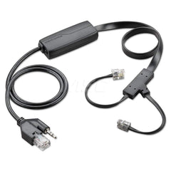 Plantronics - Office Machine Supplies & Accessories; Office Machine/Equipment Accessory Type: Electronic Hookswitch Cable ; For Use With: Headset & Telephone ; Color: Black