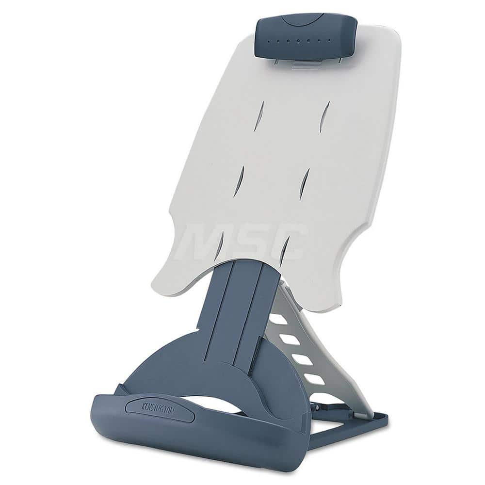 Desktop Copyholder: Gray & Dark Blue-Gray Use with Office Use